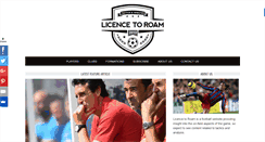 Desktop Screenshot of licencetoroam.net